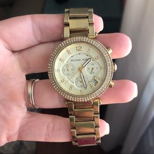 Michael Kors Gold Parker Watch